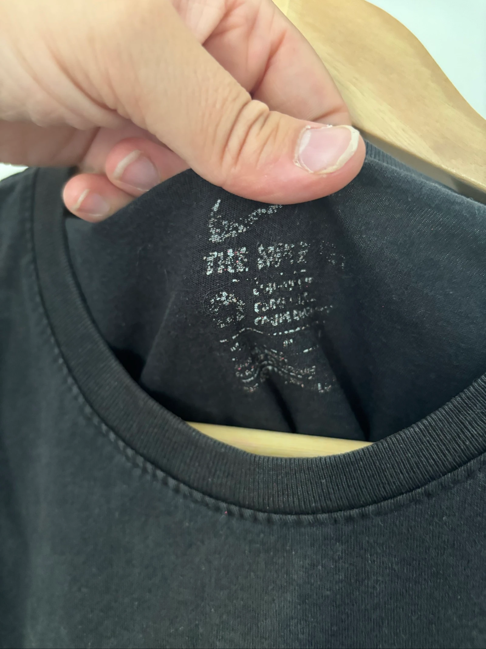 161/ Black T-shirt Nike white - Nike - Size M – photo 3